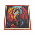 counted dragon cross stitch