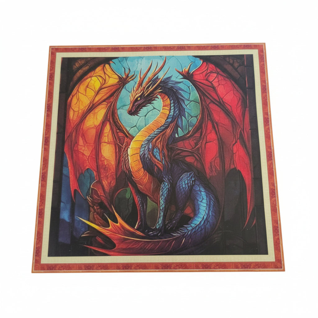 counted dragon cross stitch
