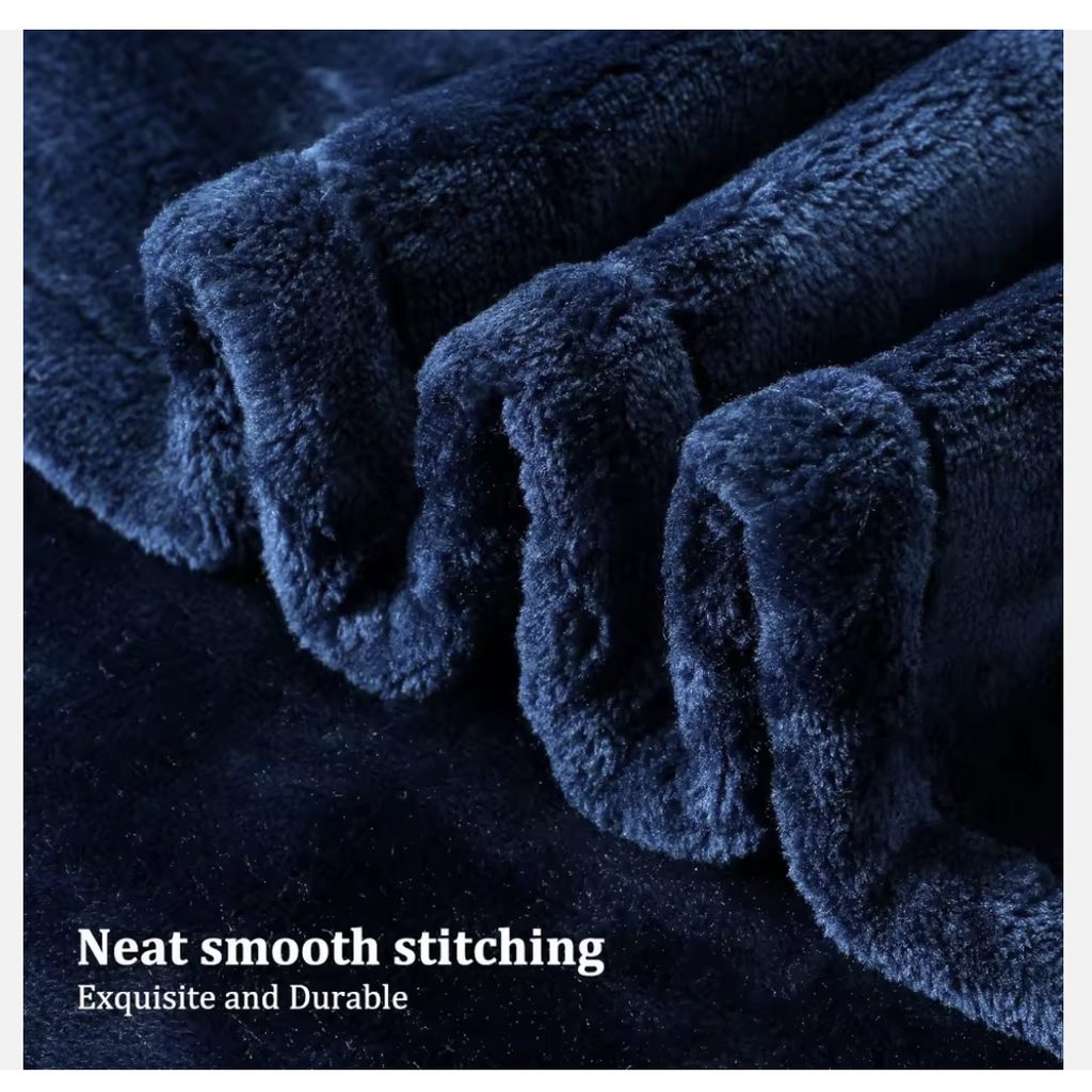 78 by 90" Custom Soft Polyester Throw Blankets for Bed or just to snuggle.